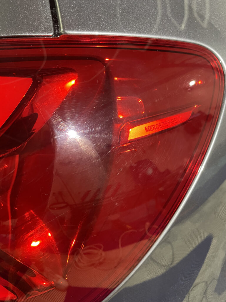 Feux Mercedes Avant Polissage